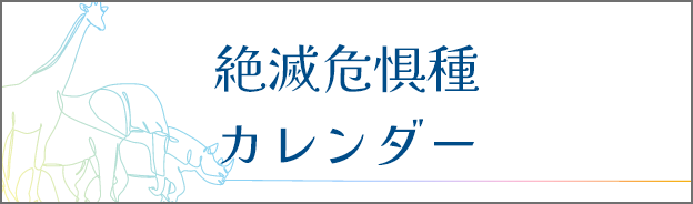 絶滅危惧種カレンダー